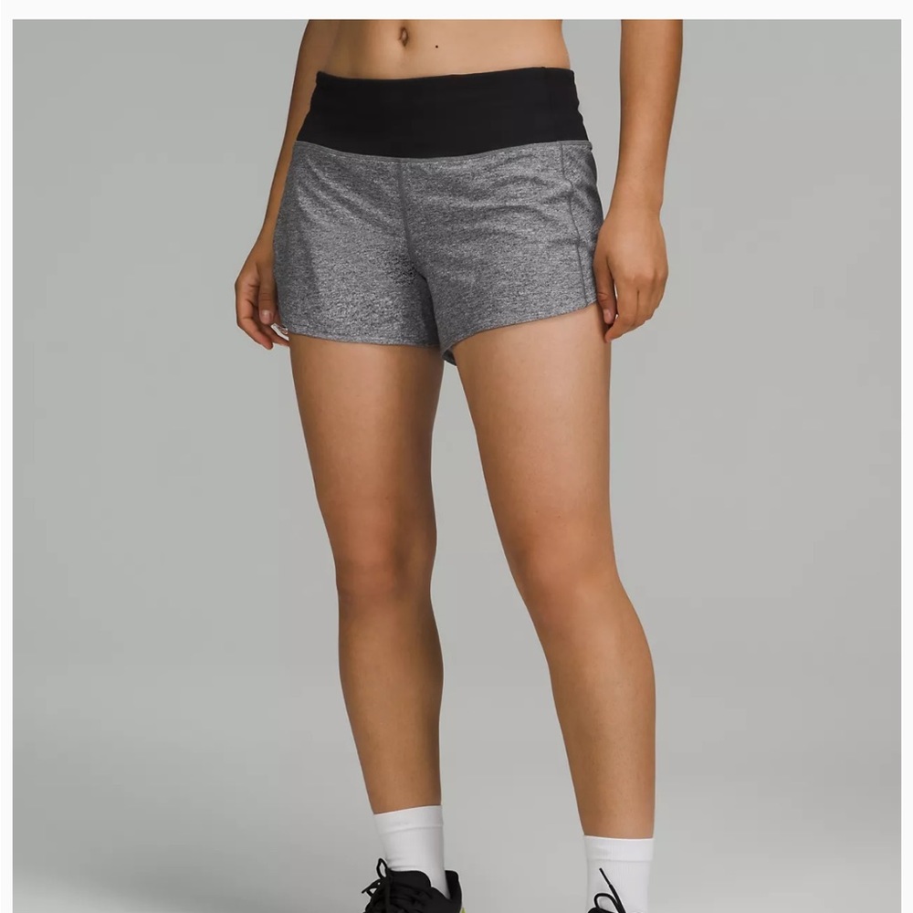 Lulu lemon speed up mid rise shorts